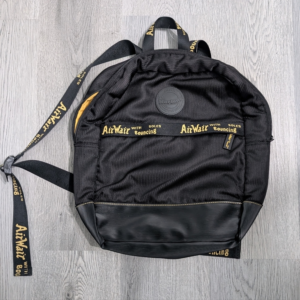 Dr Martens DNA Groove AirWair Backpack Black Rare Y2K Grunge
